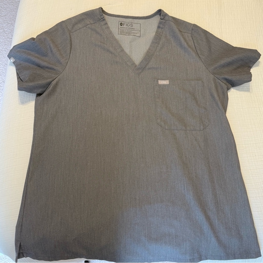 Figs Charcoal Catarina Top